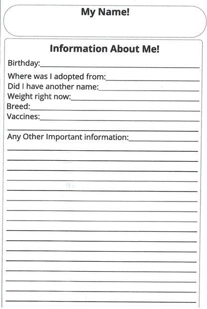 My Dog's Life Journey and Adventures: A Keepsake to Chronicle Your Dog’s Adventures with Photos and Stories Through Every Stage of Life