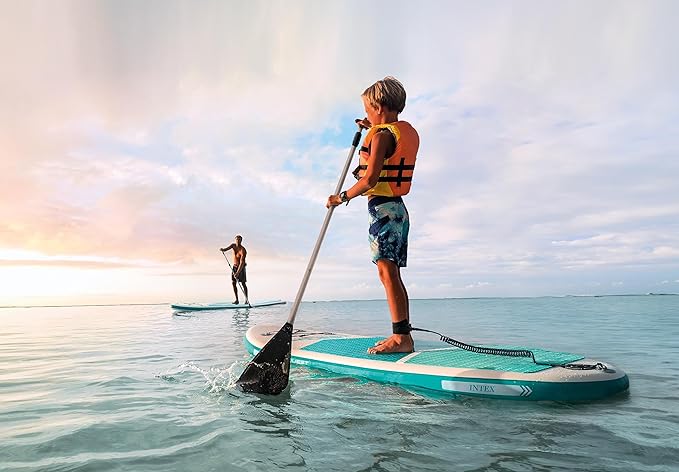 8' AquaQuest® 240 Inflatable Paddle Board Stability