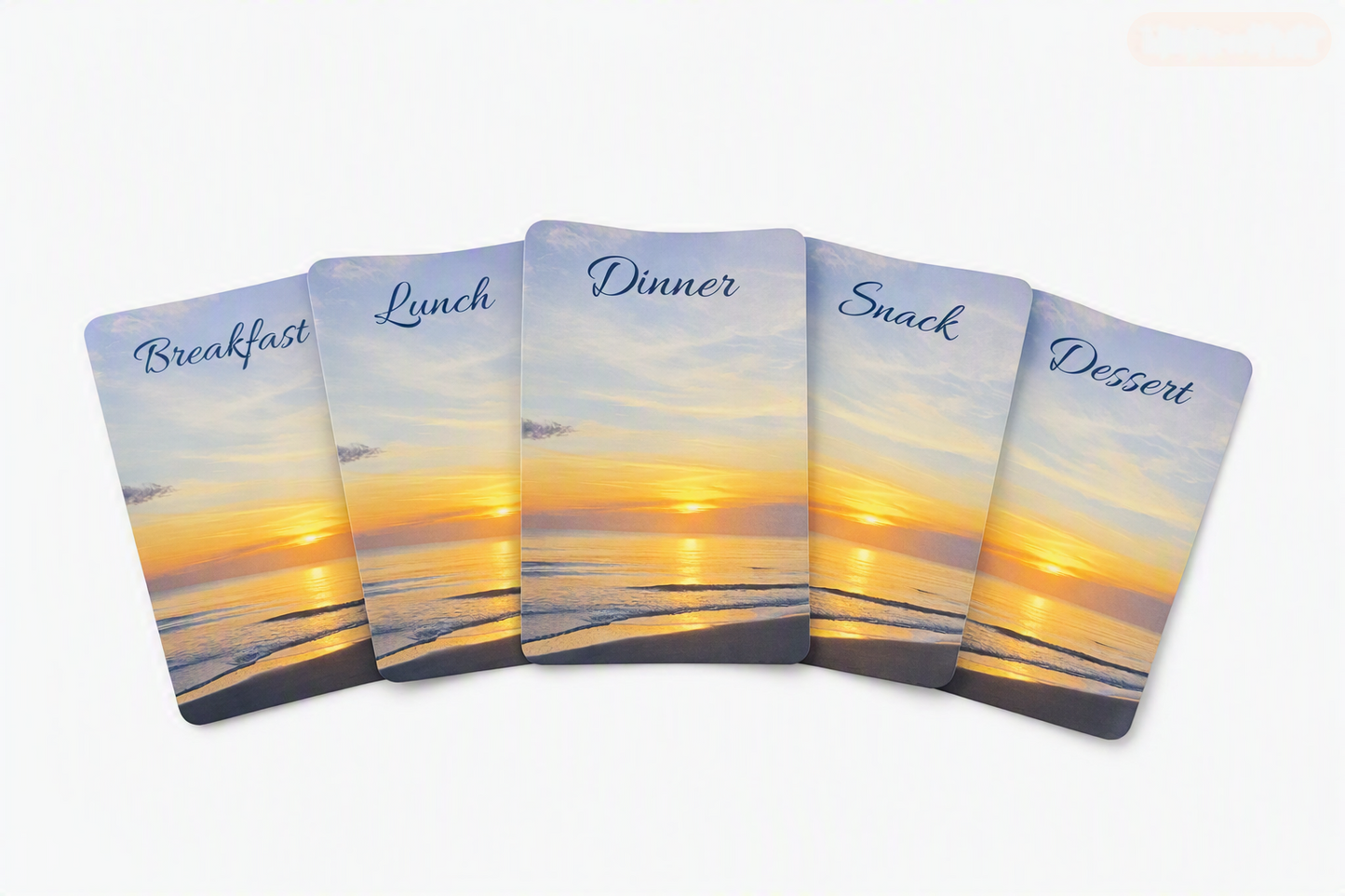 Type 2 Diabetes Simple Meal – 64-Card Deck, Naturally Gluten-Free Recipes (Organza Bag, Wood Stand)