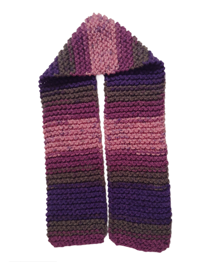 CherryBlossom - Handmade knitted soft warm beautiful bulky yarn scarves, winter, spring, fall