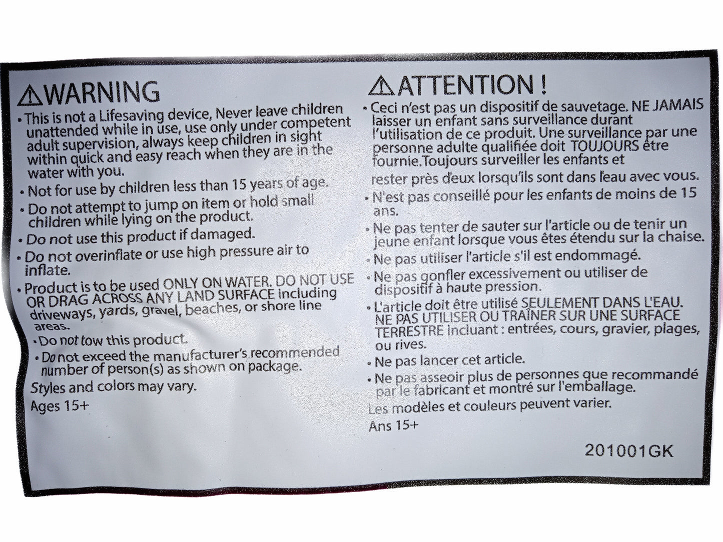 Pool Floats - 2 Included - 1 Deep Pink and 1 Blue plus Manual Pump